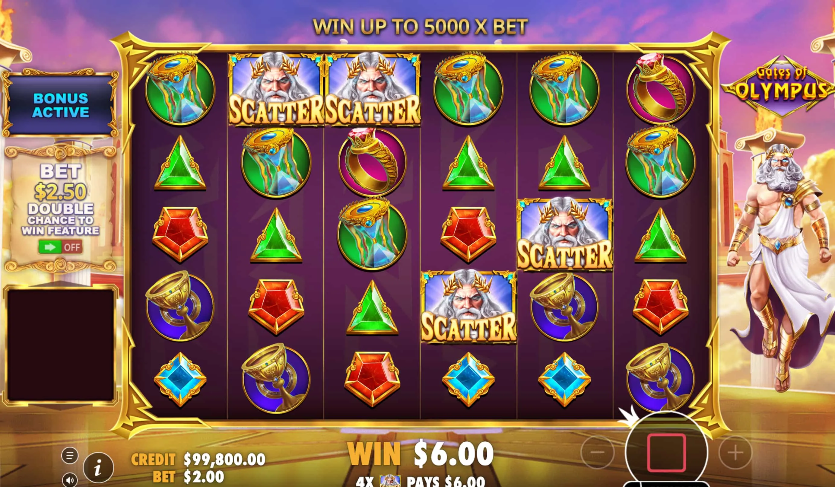 Free Spins, Zeus Scatter und Multiplikator-Mechanik